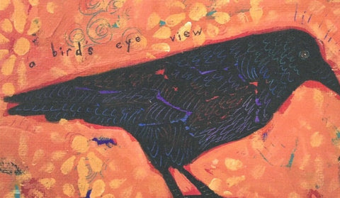 Art Cards by Pam Weber Crow "Birds Eye View" - Arts and Heritage St. Albert