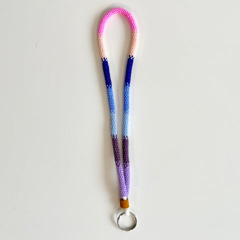 Wristlet Lanyards Pink Blue & Purple - Arts and Heritage St. Albert