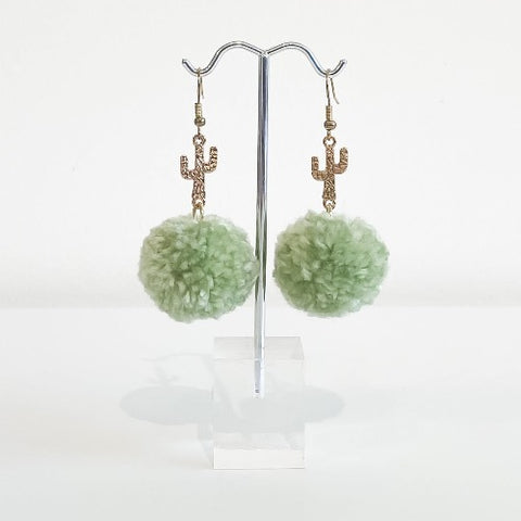 Pom Pom Earrings - Arts and Heritage St. Albert