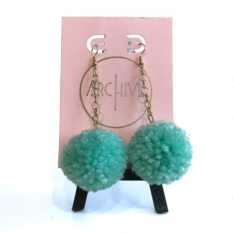 Pom Pom Earrings - Arts and Heritage St. Albert