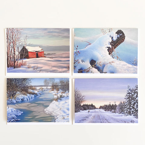 Art Cards Winter Set of 4 - Arts and Heritage St. Albert