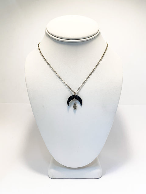 Dark Nebula Labradorite Necklace - Arts and Heritage St. Albert