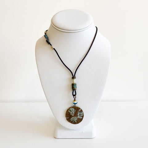 Large Sand Dollar Pendant Necklace - Arts and Heritage St. Albert