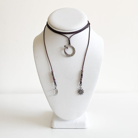 Tide Pool Swirl Lariat Choker Necklace - Arts and Heritage St. Albert