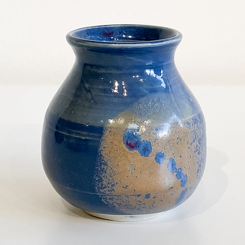 Small Blue Vase - Arts and Heritage St. Albert