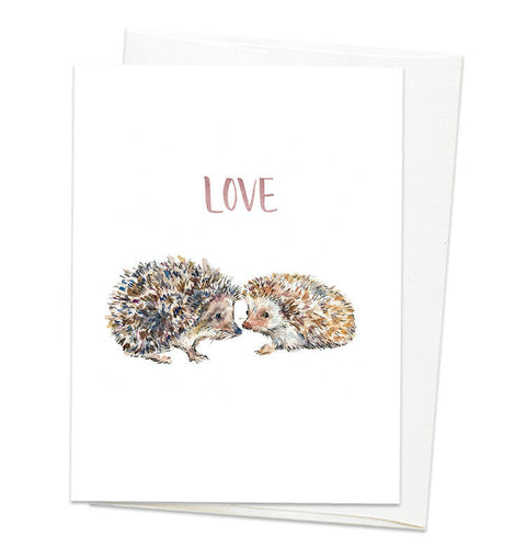 Gloria Ho Illustrations Cards Hedgehog Love - Arts and Heritage St. Albert