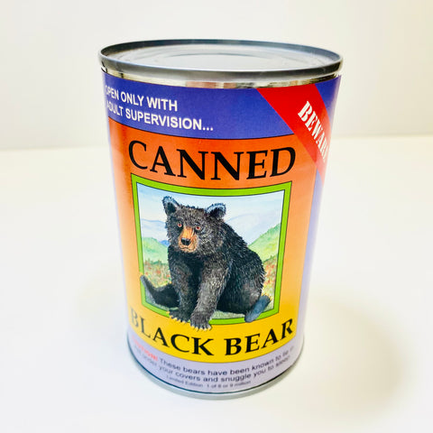 Canned critter black bear - Arts and Heritage St. Albert