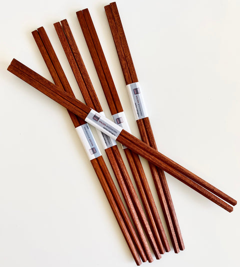 Chopsticks Santos Mahogamy (1 set) - Arts and Heritage St. Albert