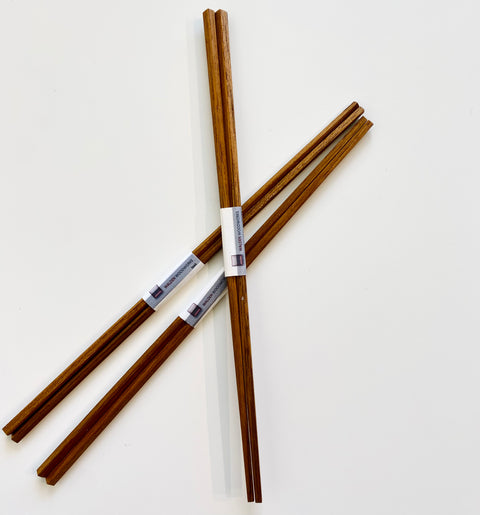 Chopsticks Teak (1 set) - Arts and Heritage St. Albert