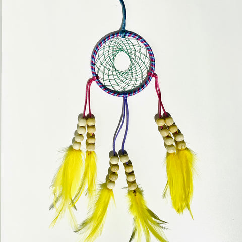 3" dream catcher (assorted colours) Three - Arts and Heritage St. Albert