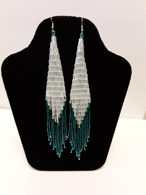 Extra Long Beaded Earrings - Arts and Heritage St. Albert