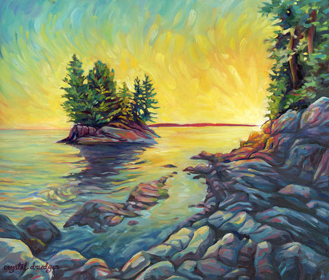 "Landscape Series" Art Print by Crystal Driedger Tofino Sunset - Arts and Heritage St. Albert