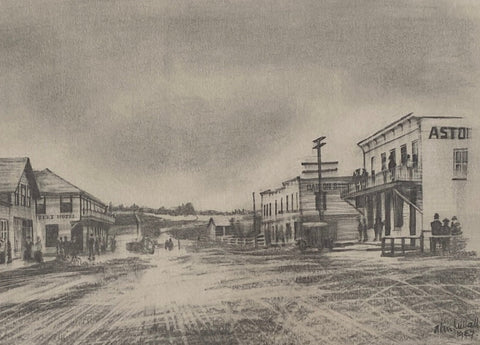 'Perron Street 1900' Art Print - Arts and Heritage St. Albert