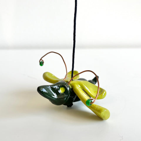 Handmade Ceramic Baby Butterflies Dark Green - Arts and Heritage St. Albert