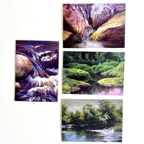 Art Cards Water Set of 4 - Arts and Heritage St. Albert