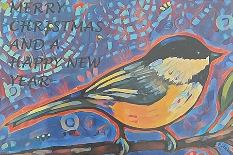 Pam Weber Holiday Cards Chickadee - Arts and Heritage St. Albert