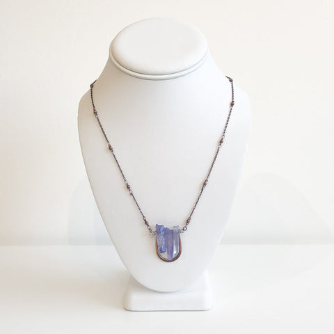 Triptych - Triple Quartz Pendant Necklace - Arts and Heritage St. Albert