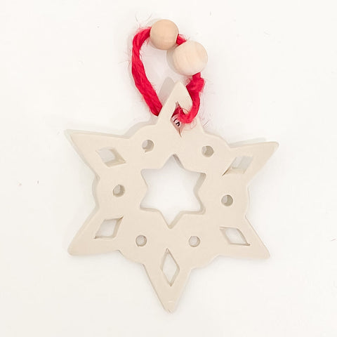 Snowflake ornament - Arts and Heritage St. Albert