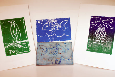 Linoleum Printing (In-School) - Arts and Heritage St. Albert